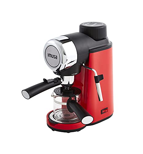  USA 4 Cup Epic Electric Espresso/Cappuccino Maker, Red 800 Watts