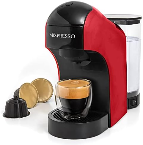  Dolce Gusto Machine, Latte Machine - Red & Black Cappuccino Machine Compatible With Nescafe Dolce Gusto