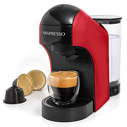 Dolce Gusto Machine, Latte Machine - Red & Black Cappuccino Machine Compatible With Nescafe Dolce Gusto