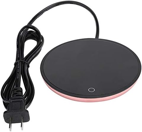  Coffee Mug Warmer Beverage Warmer Plate Desktop Heated Coffee Tea Waterproof Touch For Coffee Tea Milk(US-Red)