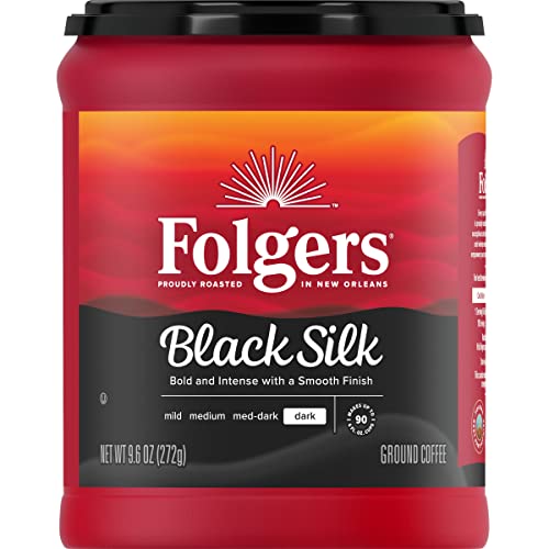  Black Silk Dark Roast Coffee, 22.6 Ounces (Pack Of 6)