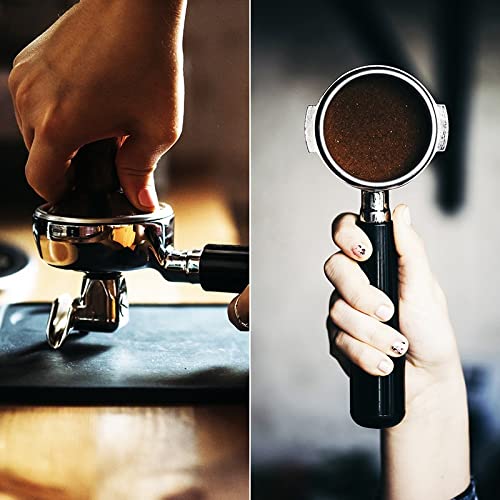  NHUNI 51/53/58mm Calibrated Pressure Tamper For Coffee And Espresso - 304 Stainless Steel With Spring (Size : 53mm)