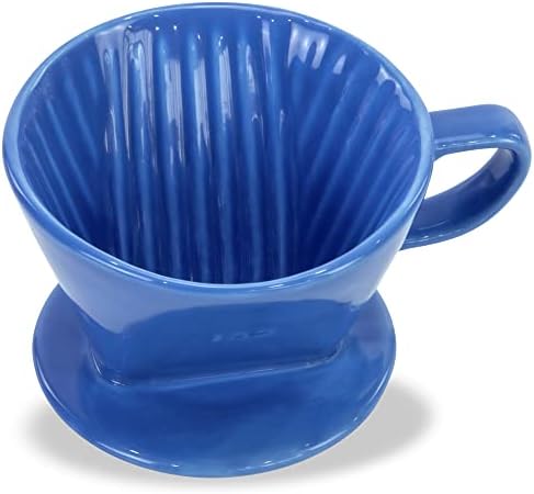  Pour Over Ceramic - Coffee Dripper Ceramic Coffee Maker With 3 Holes Flat Bottom, Porcelain Slow Filter Cone For Travel, Camping, Office, Home, Coffee Maker Brew