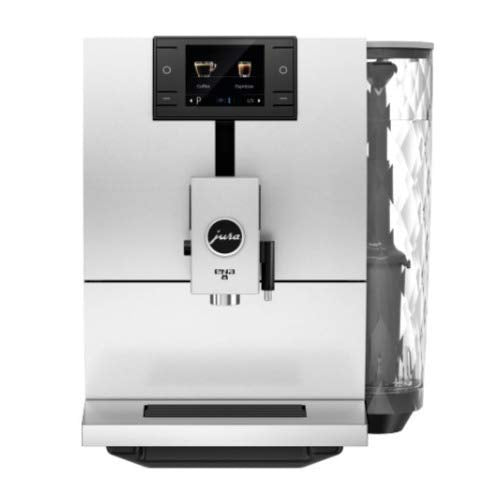 Jura ENA 8 Automatic Coffee Machine (Metropolitan Black) With Glass Milk Container Bundle (2 Items)