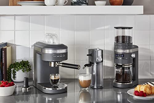 KitchenAid Espresso Machine & Milk Frother, Charcoal Grey