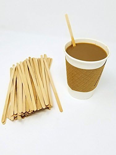  7-Inch Wood Coffee Stirrers | Stir Sticks For Coffee, Tea, Milk, Etc. | Hot Or Cold Beverages Wood Stirrers | Biodegradable | By EDayDeal HomeGoods (2 Pack-2000)