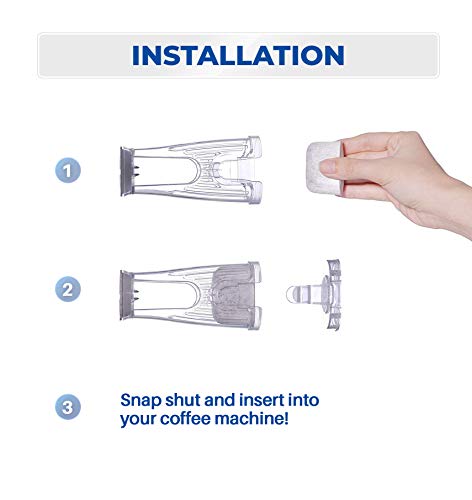  K&J Replacement Keurig Starter Kit For K200, K250, K35, And K-compact Brewers- Includes Rear Reservoir Filter Holder And 6-pack Of Keurig 2.0 Compatible Water Filters