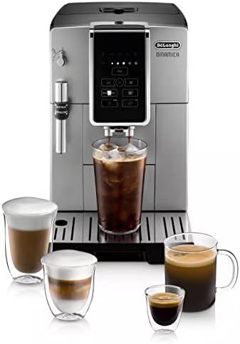 De'Longhi ’Longhi Dinamica ECAM35025SB TrueBrew Over Ice™ Fully Automatic Coffee And Espresso Machine & Dinamica ECAM35025SB TrueBrew Over Ice™ Fully Automatic Coffee And Espresso Machine