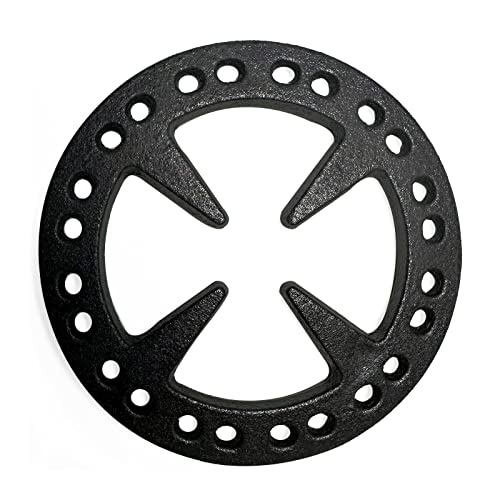  MCAMPAS 2 Packs Cast Iron Gas Stove Cooker Ring Reducer For Gas Stovetop Espresso Maker,Coffee Moka Pot