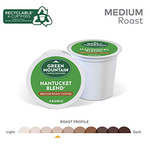  Nantucket Blend, Single-Serve Keurig K-Cup Pods, Medium Roast Coffee Pods, 72 Count