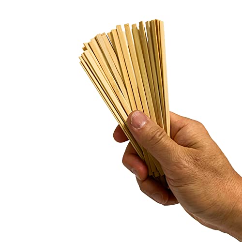  Bamboo Coffee Stir Sticks, 5.5 Inches, Square End, Stronger And Thicker Than Standard Wood, 100% Renewable And Biodegradable - 1 Box Of 1000 Stirrers