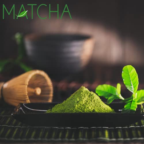  Japanese Matcha Whisk Set Matcha Tea Ceremony Set Of 4 Including 100 Prong Matcha Whisk, Traditional Scoop, Tea Spoon And Ceramic Matcha Bowls