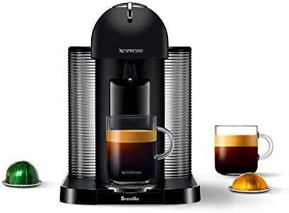 Breville Nespresso Vertuo Coffee And Espresso Machine, Matte Black & Capsules VertuoLine, Espresso Variety Pack, Medium And Dark Roast Espresso Coffee, 50 Count Coffee Pods, Brews 1.35 Ounce