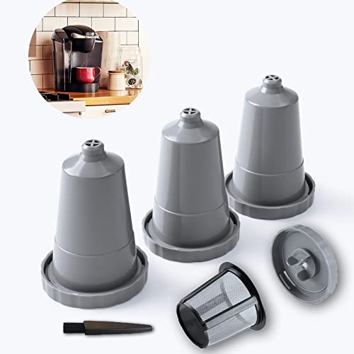  Reusable Coffee Pods, BPA-Free, Reusable K Cups For Keurig, Compatible With Keurig 1.0, Brew Coffee Or Tea, Dishwasher Safe, Fits K-Classic, K-Mini Series (3 Pack)