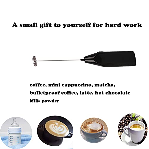  2Pcs Milk Frother Handheld Handheld Frother Whisk,Milk Foamer Frother,Mini Electric Mixer Coffee,Smoothie,Latte,Matcha