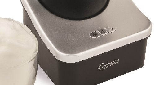  Froth Pro Milk Frother For Cappuccino, Espresso, Latte And Hot Chocolate, 7" X 5" X 6", Black/Matte Silver
