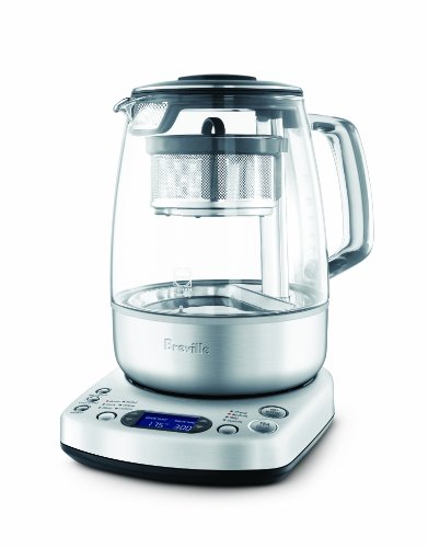  Breville Tea Maker, Brushed Stainless Steel, BTM800XL,Silver