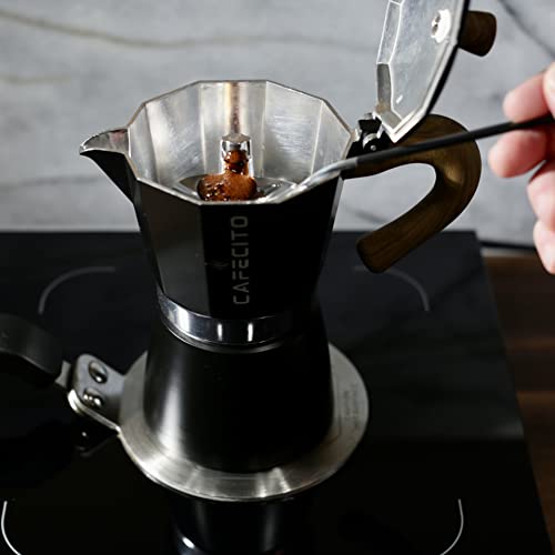  Uban Coffee Starter Kit | Cafecito 6 Cups Moka Pot Set | Cafetera Cubana Stovetop Espresso Maker Set