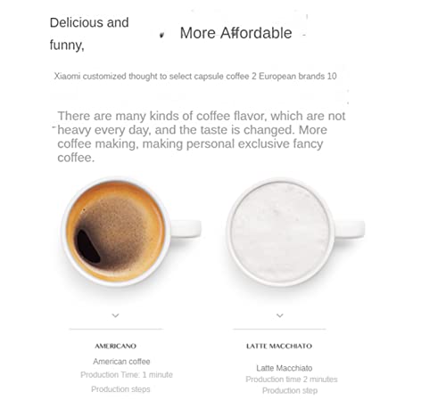  Espresso Machine, Capsules Compatible With High Performance Pump With 20 Bars,Programmable Buttons For Espresso And,Easy To Clean, Removable 600ml Water Tank
