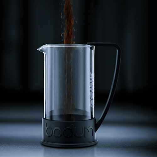 Bodum 10948-01BUS Brazil French Press Coffee And Tea Maker, 12 Ounce, Black