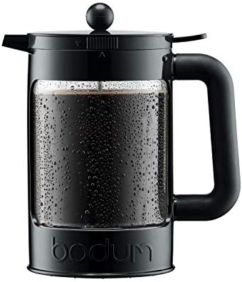 Bodum K11683-01WM Bean Cold Brew Coffee Maker, 51 Oz, Jet Black