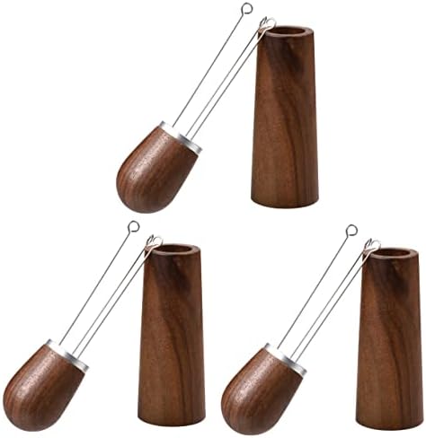  CUBTOL Coffee Diffuser Nspressso Espresso Shots Needle Espresso Stirring Tool Coffee Wdt Tool Wooden Handle Coffee Stirrer Coffee Stirring Tool For Espresso Distribution Set Wooden 3 Sets