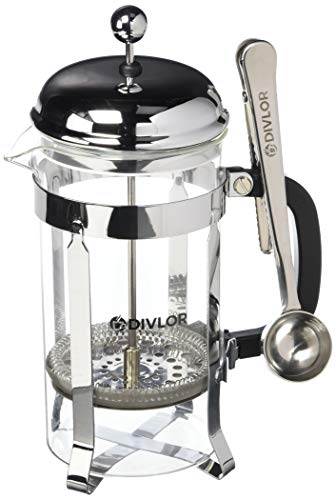  French Press Coffee Maker - 34 Ounce, 8 Cups, Clip Spoon And 2 Bonus Filter Included By Divlor