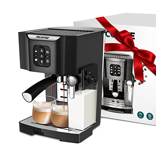  Espresso Machine With Milk Frother, 20 Bar Semi-automatic Pump Espresso Machine, All-in-one Steam Espresso Machines For Coffee Lovers, Mother's Day Gift