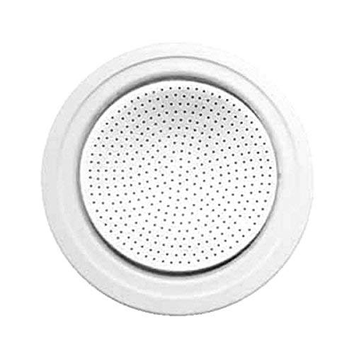 Bialetti Moka Express 6 Cup Replacement Filter And 3 Gaskets , White