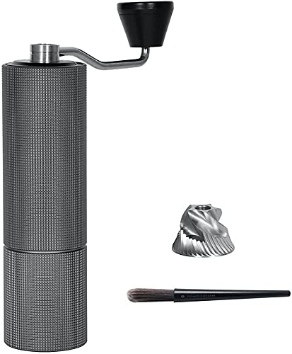  Chestnut C2 MAX Manual Coffee Grinder, Burr Coffee Grinder,Capacity 30g With CNC Stainless Steel Conical Burr,Black