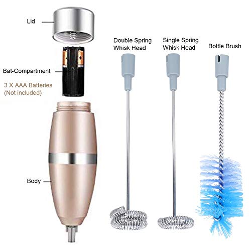  Electric Milk Coffee Drink Mixer,Handheld Electric Milk Frother Foam Maker Whisk Coffee Mixer Stirrer Egg Beater Milk Frother Handheld Get Froth