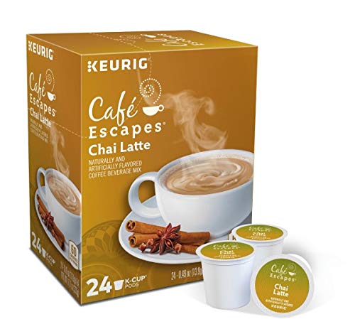  , Chai Latte Tea Beverage, Single-Serve Keurig K-Cup Pods, 96 Count (4 Boxes Of 24 Pods)