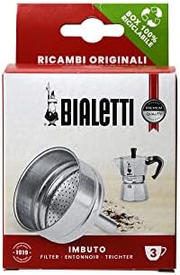 Bialetti Spare Parts, Includes 1 Funnel Filter, Compatible With Moka Express, DAMA, Electric And Mini Express (2 Cups)