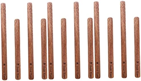  Baluue 4pcs Coffee Stirring Chips Coffee Stirrers Beverage Stirrers Coffee Tamper Set Tea Stirrers Beverage Stir Sticks Wooden Simple Light Brown Stir Sticks