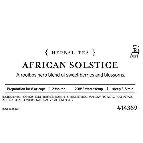  African Solstice Loose Bulk Tea, 1 Pound Pouch, Herbal Tea Tea Makes 160-170 Cups