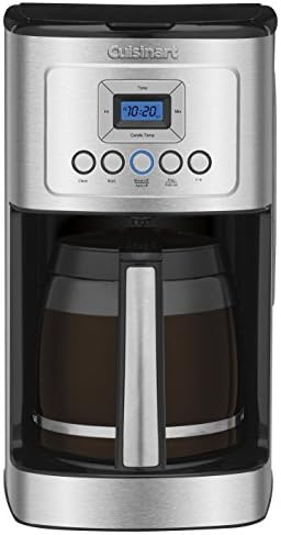 Cuisinart Coffee Maker, 14-Cup Glass Carafe, Fully Automatic For Brew Strength Control & 1-4 Cup Setting, Stainless Steel, DCC-3200P1