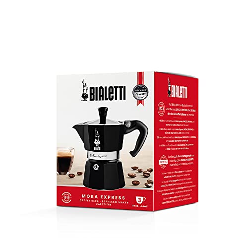 Bialetti 4952 Moka Express Espresso Maker,200 Milliliters Black