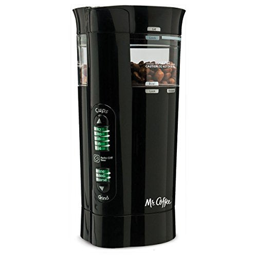 Mr. Coffee® 12 Cup Electric Coffee Grinder With Multi Settings, Black, 3 Speed - IDS77