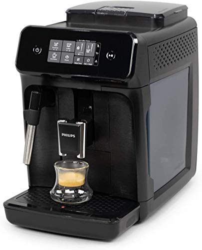 Philips Hilips 1200-Series Fully Automatic Espresso Machine W/ Milk Frother (EP1220/04) (3 Aquaclean Bundle)
