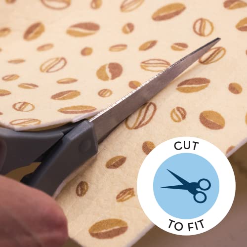  Offee Mat, Absorbent Coffee Bar Mat For Coffee Maker And Espresso Machine, Coffee Maker Mat For Countertops, Coffee Beans Print, 14 In. X 20 In, 1 Pack