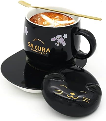  Coffee Warmer With Mug - Cute Coffee Cups Cat Mug Cup Warmer Mug Warmer For Desk Coffee Cup For Women Smart Coffee Mug Warmer Coffee Mug Warmer Is The Gift With Gift Box Pink
