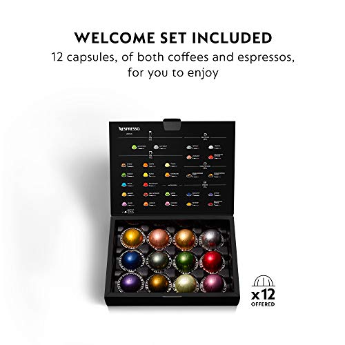 Nespresso VertuoPlus Coffee And Espresso Machine By De'Longhi, 5 Fl.oz. Cherry Red