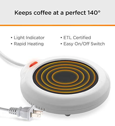  SoHo Funny Coffee Mug With Warmer Gift For Mom, Electric Heated Coffee Lover Gifts For Mothers Day/Birthday/Christmas, 12oz My Favorite Child Gave Me This Mug (Gift Boxed)