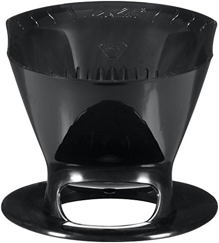 Melitta Filter Coffee Maker, Single Cup Pour-Over Brewer, Black, 1 Count