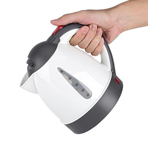  Car Electric Kettle, Haofy Portable 12V 1000ml Large Capacity Electric Kettle, Auto Shut Off Travel Kettle Car Water Heater For Hot Water Tea Coffee Making