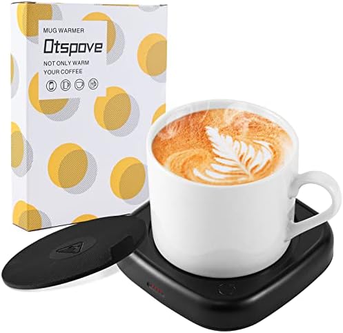  Offee Mug Warmer - Candle Warmer Plate, Coffee Warmer For Desk With 2 Temperature Settings, Electric Coffee Cup Warmer, Auto Shut Off Tea Warmer, Beverage Warmer,Mug Heater Blue