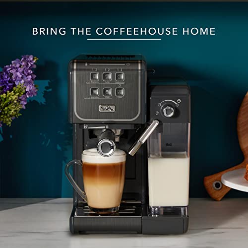 Mr. Coffee® ® One Touch CoffeeHouse+ Espresso, Cappuccino, And Latte Maker,530 Ml, Grey