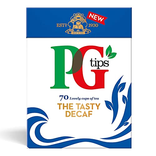  PG Tips The Tasty Decaf Pyramid Tea Bags (Pack Of 6, Total 420 Tea Bags)