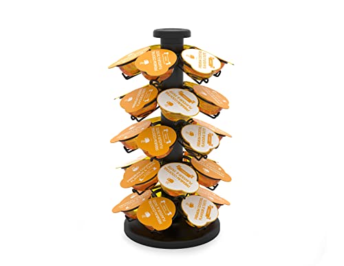  Countertop Rotary Spinning Carousel Holder Compatible With Bartesien Cocktail Capsules, BART30-BLK
