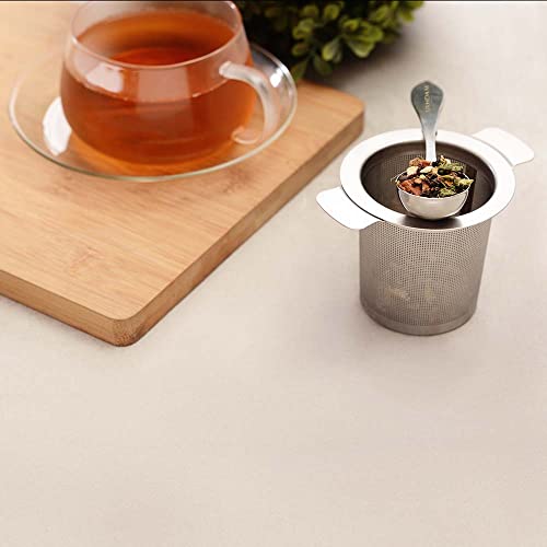  , Perfect Serve Tea Spoon | Tea Spoons Stainless Steel | Perfect Measuring Mini Spoon To Brew 1 Cup Of Loose Leaf Tea | Stirring Spoon